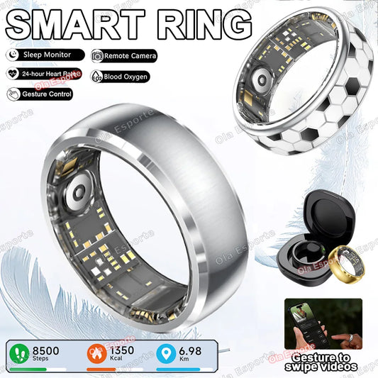 Football Smart Ring | Heart Rate, Sleep & Activity Tracker Smart Ring Tracker Peaceful Pleasures Health and Wellness
