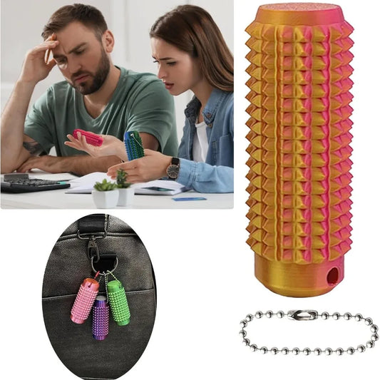 BPA-Free Tactile Sensory Fidget Keychain | Desk & Home Decor Sensory Fidget Keychain Peaceful Pleasures Health and Wellness