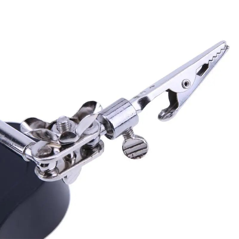 Desktop Magnifier Welding Magnifying Glass LED Holder Soldering