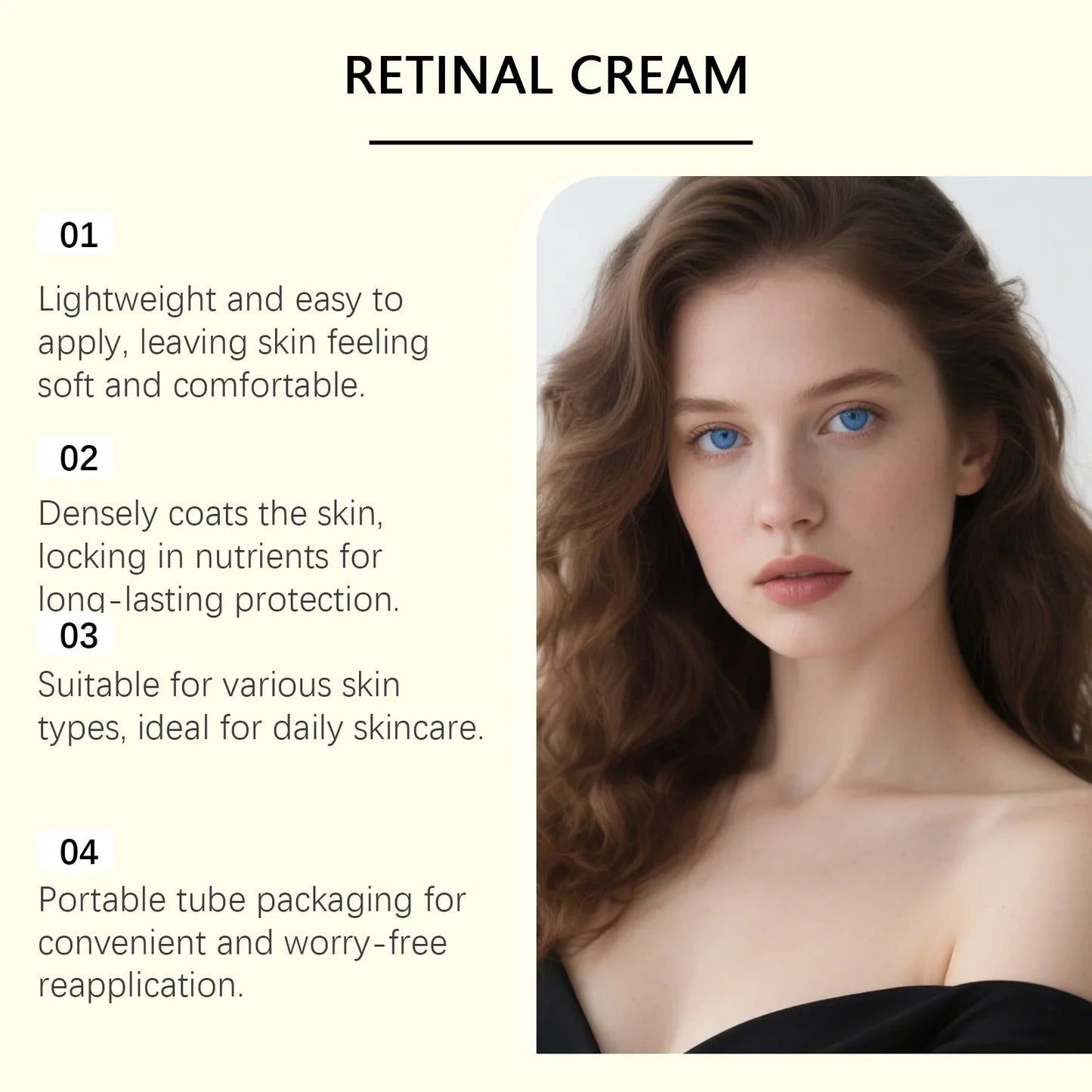 Retinol Face Cream – Hydrating, Smoothing & Radiant Skin