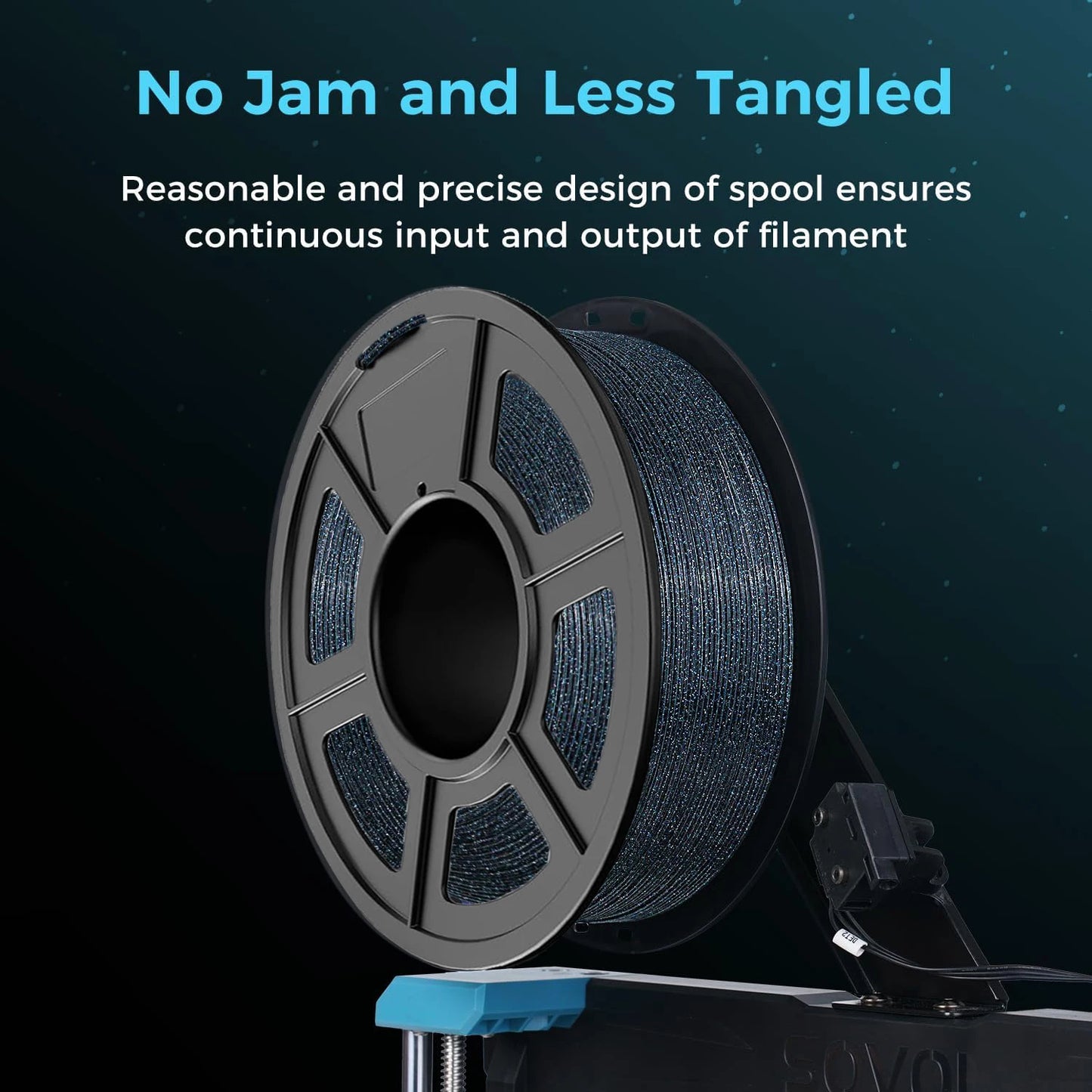 Glow-in-the-Dark PLA Filament 1.75mm | DINGSUN 3D Spool