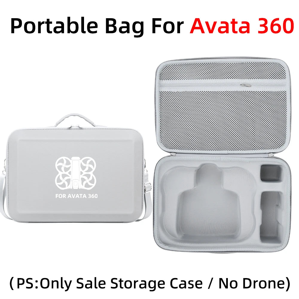 For DJI Avata 360 For RC2 Carrying Case And Charging Hub Carrying Case Comes With Shoulder Strap For Easy Portability Peaceful Pleasures Health and Wellness gray with a pattern