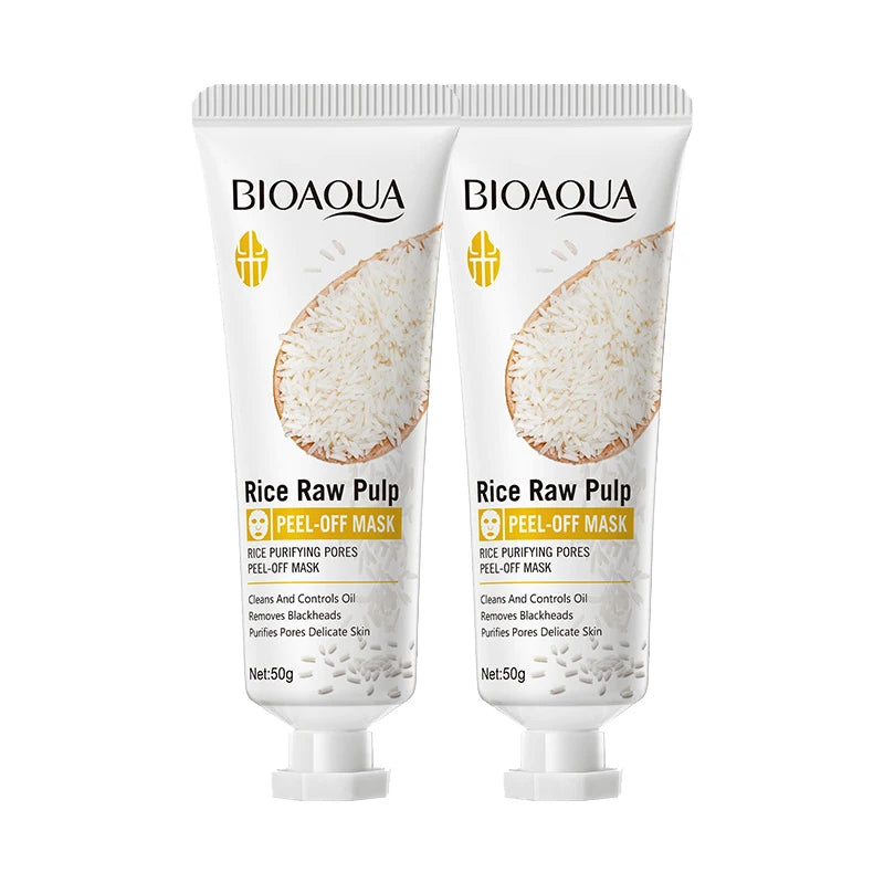 White Rice Face Peeling Mask | Blackhead Removal & Anti-Aging
