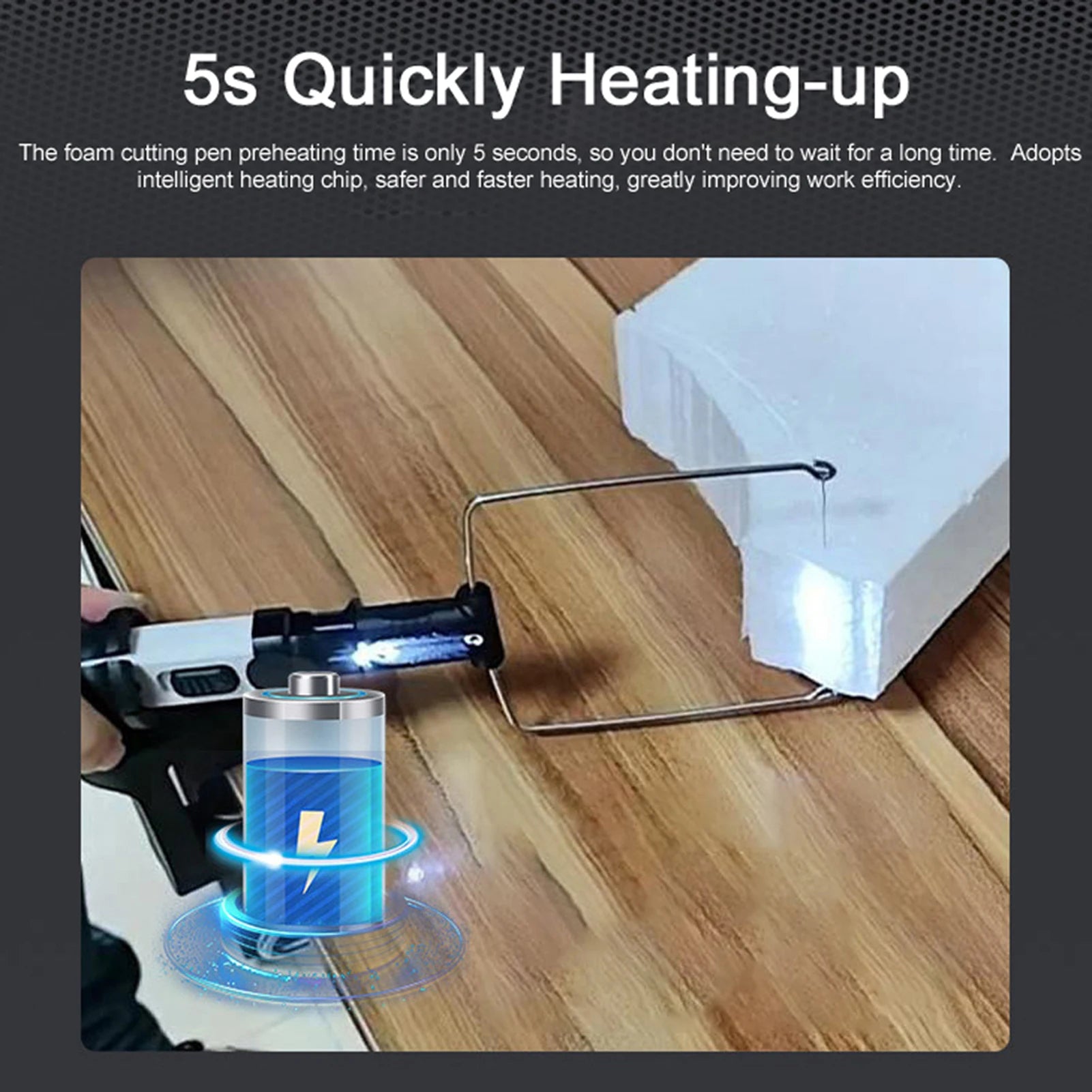 Cordless Hot Wire Foam Cutter Multipurpose Foam Crafts Portable Cutting Pen Electric KS EAGLE Cutter for Carving Peaceful Pleasures Health and Wellness