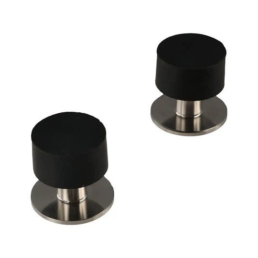 No-Drill Wall Door Stopper & Protector – Stainless Steel Mute Door Stopper Oasis Select