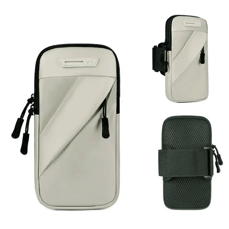 Running Phone Armband Bag Waterproof Sports Jogging Case Cover for Mobile Phone Multifunctional Arm Bag Peaceful Pleasures Health and Wellness