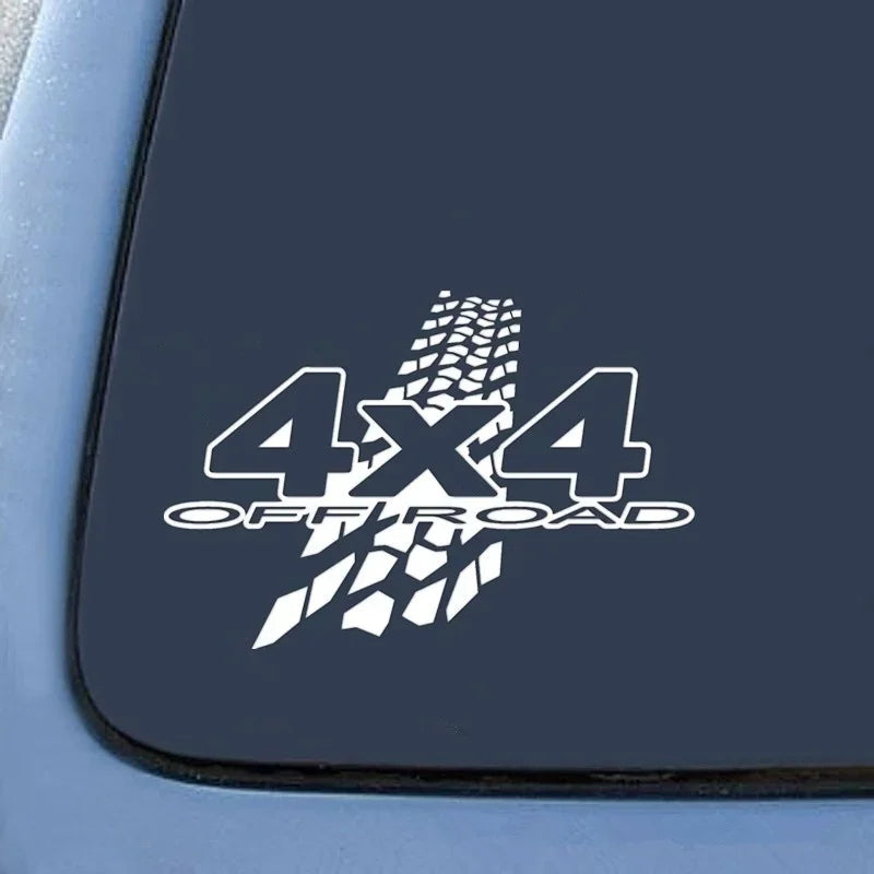 4x4 Off-Road Mud Funny Car Decal Sticker | PVC 20x13.6cm