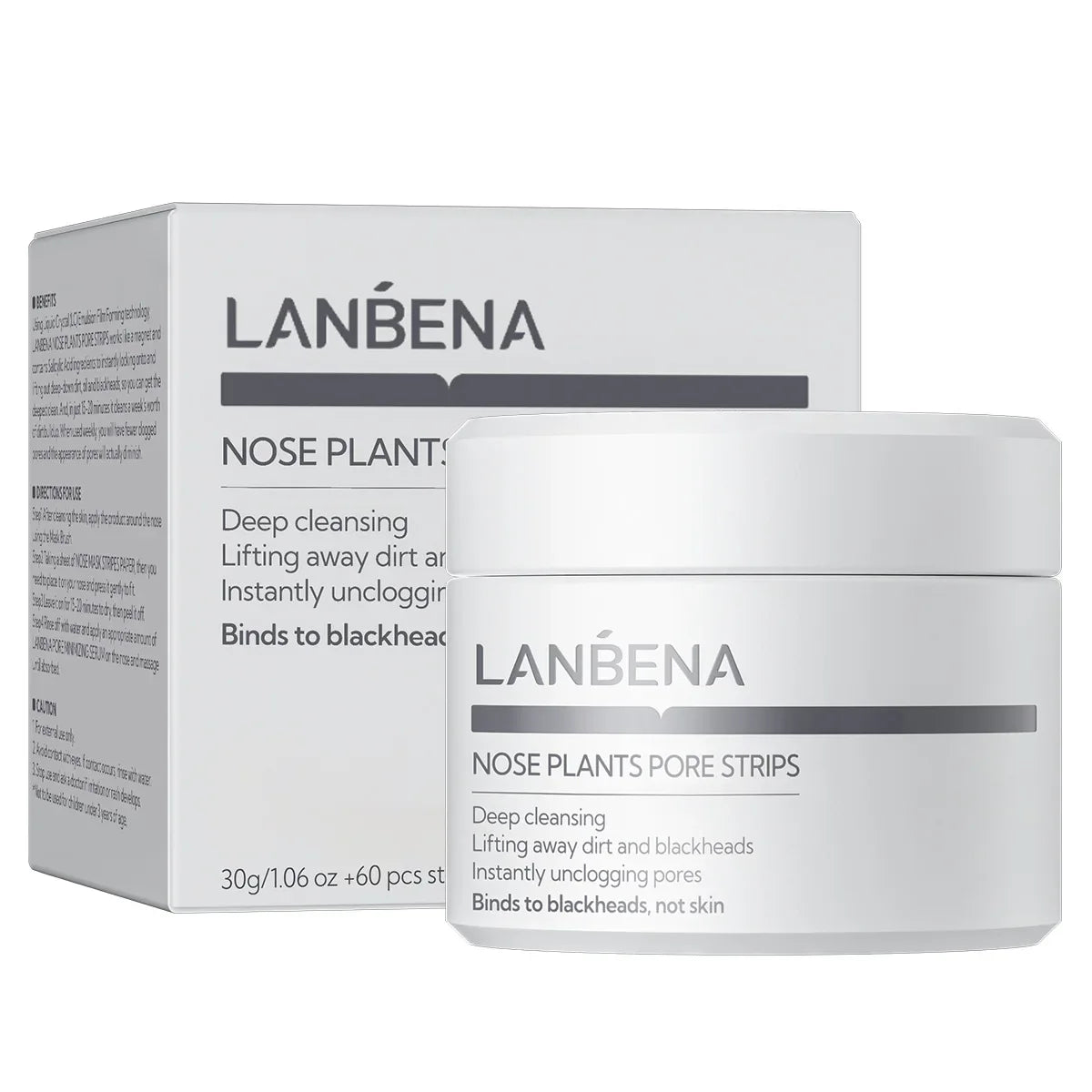 LANBENA Blackhead Nose Strips & Pore Minimizing Serum Set