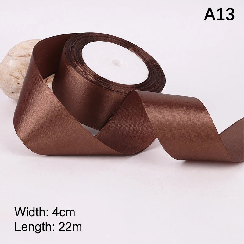 4cm Satin Ribbon Roll 25 Yards – Bows, Gifts & DIY Crafts