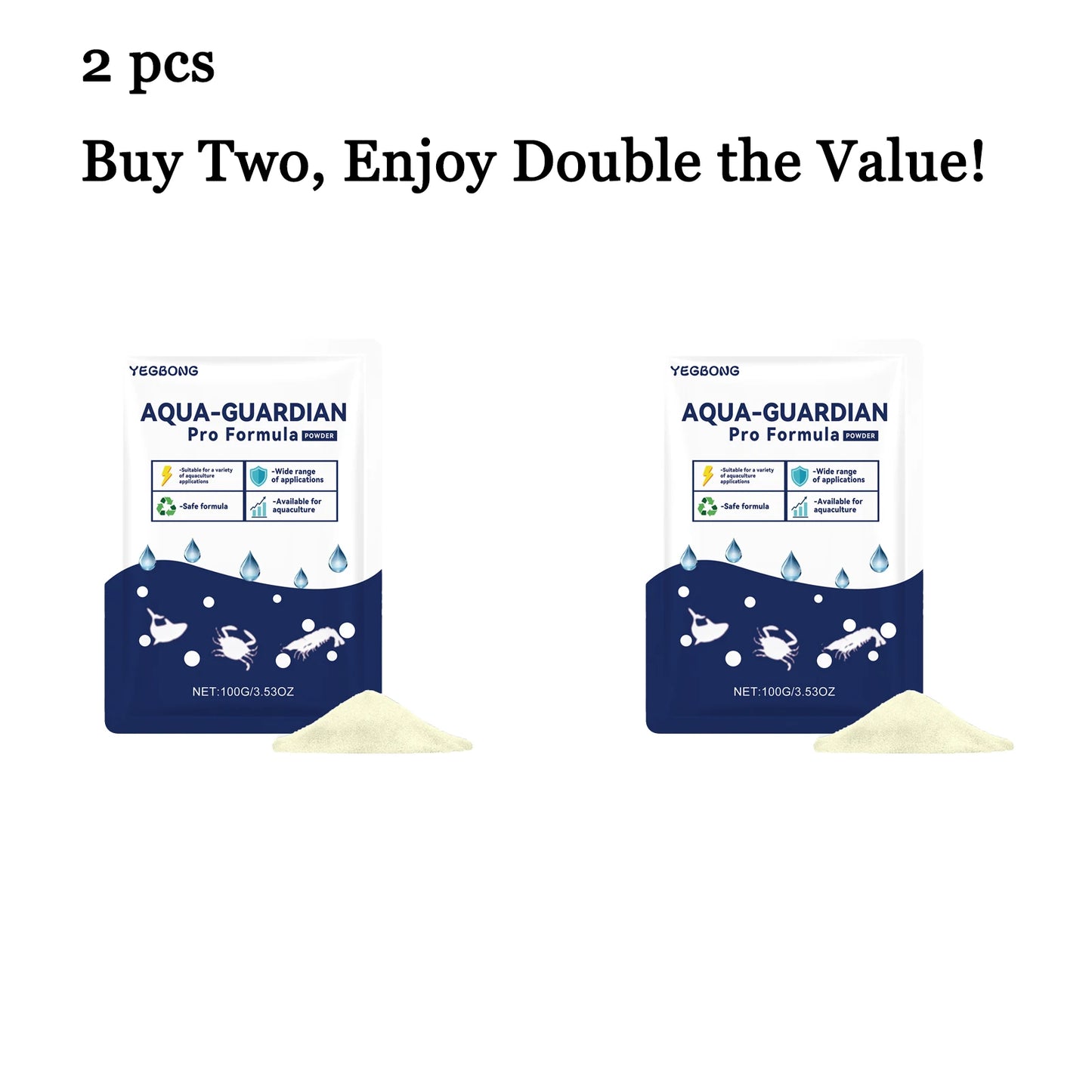 100g Aquarium Water Clarifier Powder | Fish Tank Purifier