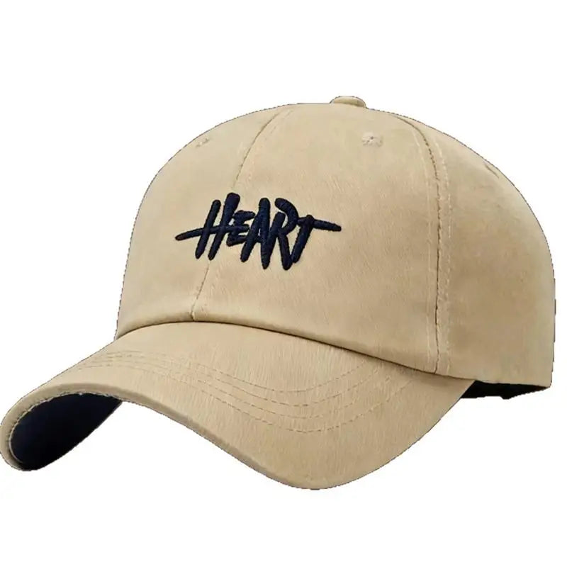 Washed Embroidered Baseball Cap – Unisex Adjustable Sun Hat