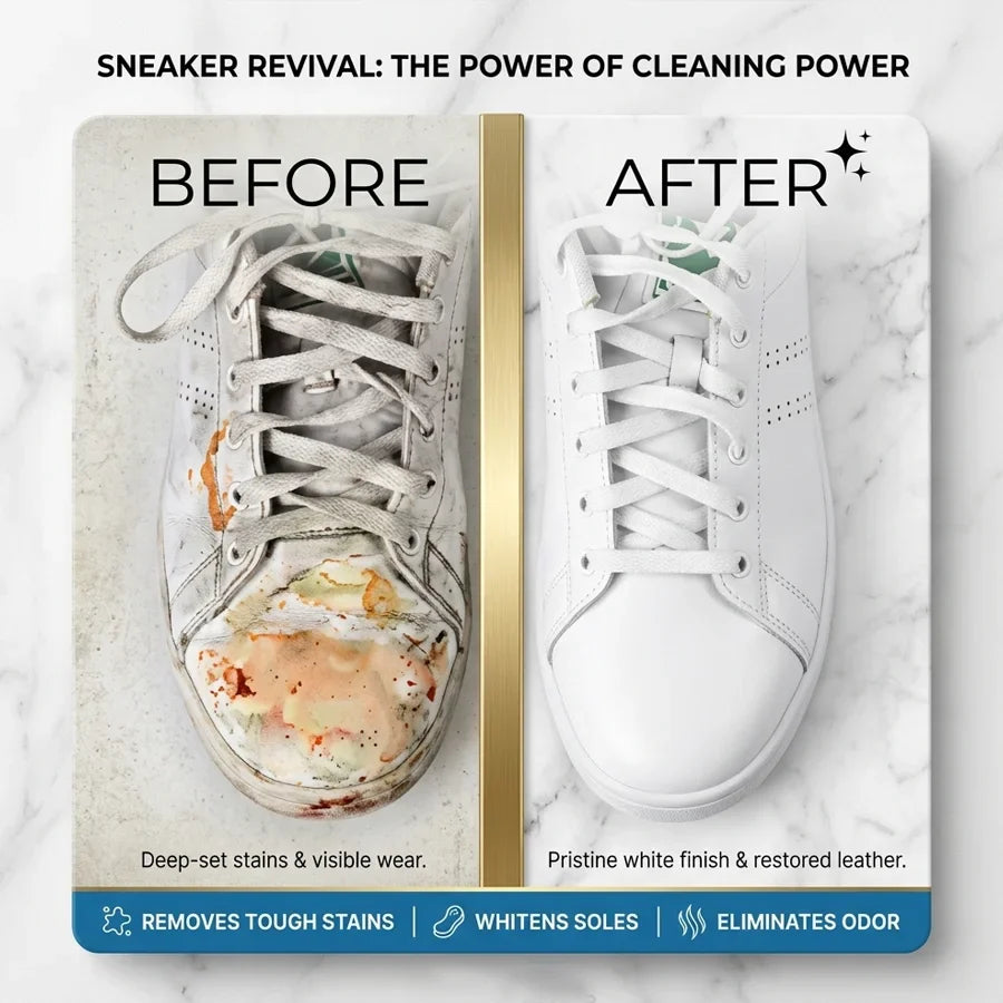 MIRAVEXL Shoe Cleaner Foam – Sneaker, Suede & Leather