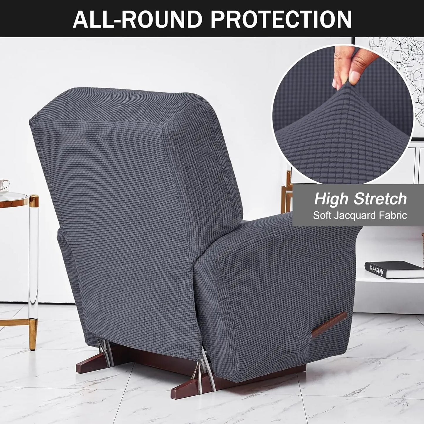 Battilo Waterproof Recliner Chair Cover | Stretch Slipcover