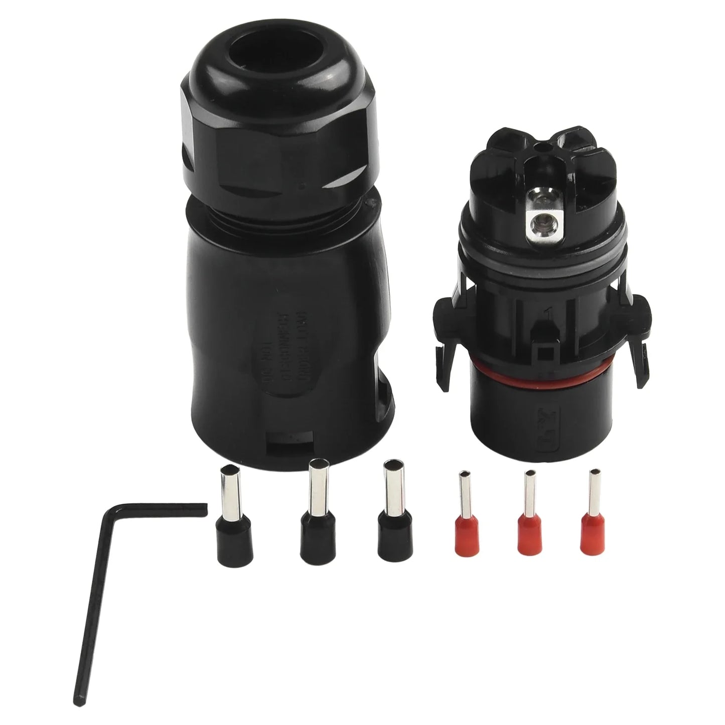 3-Pin AC Male LY01 Connector for Deye M60/M80 Inverters | IP68