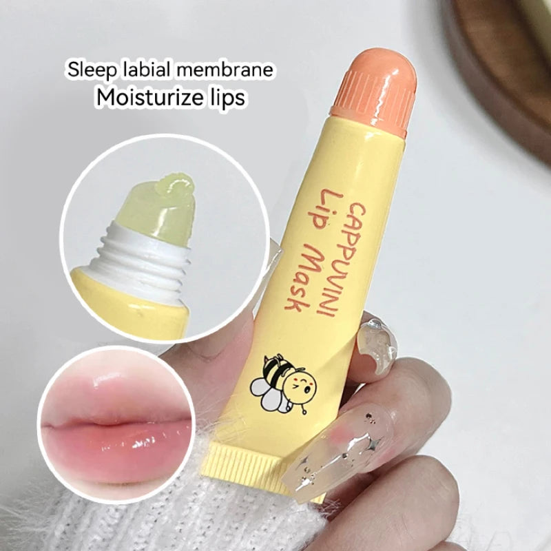 Cappuvini Honey Lip Care Set – Lip Mask & Oil for Soft Lips