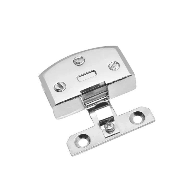 Zinc Alloy Glass Cabinet Hinge Silver – K845 / K846 Replacement