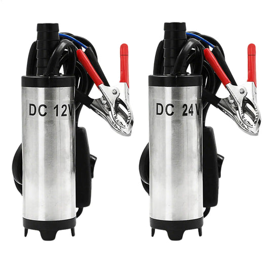 Transfer Pump Heavy Duty Multi Purpose Portable Water Dispenser 12V 24V 38mm Transfer Pump for Oil for Automotive Car Engine Peaceful Pleasures Health and Wellness