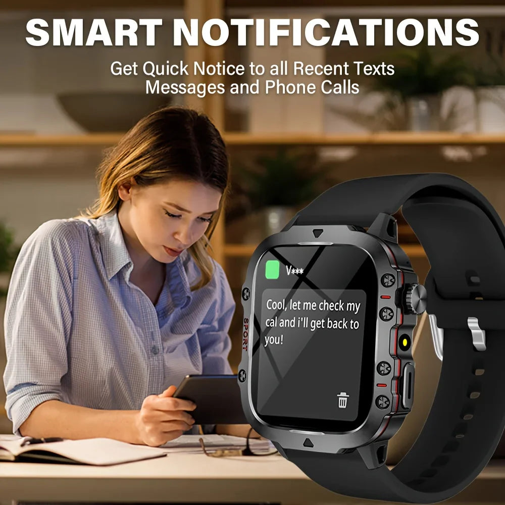 ERUN Smart Watch 1.81" Touchscreen | Sports, Calls & Music