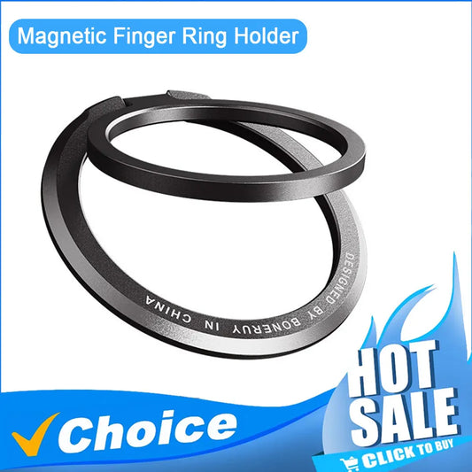 Magnetic Finger Ring Holder & Stand for MagSafe iPhone Phone Ring Grip Oasis Select