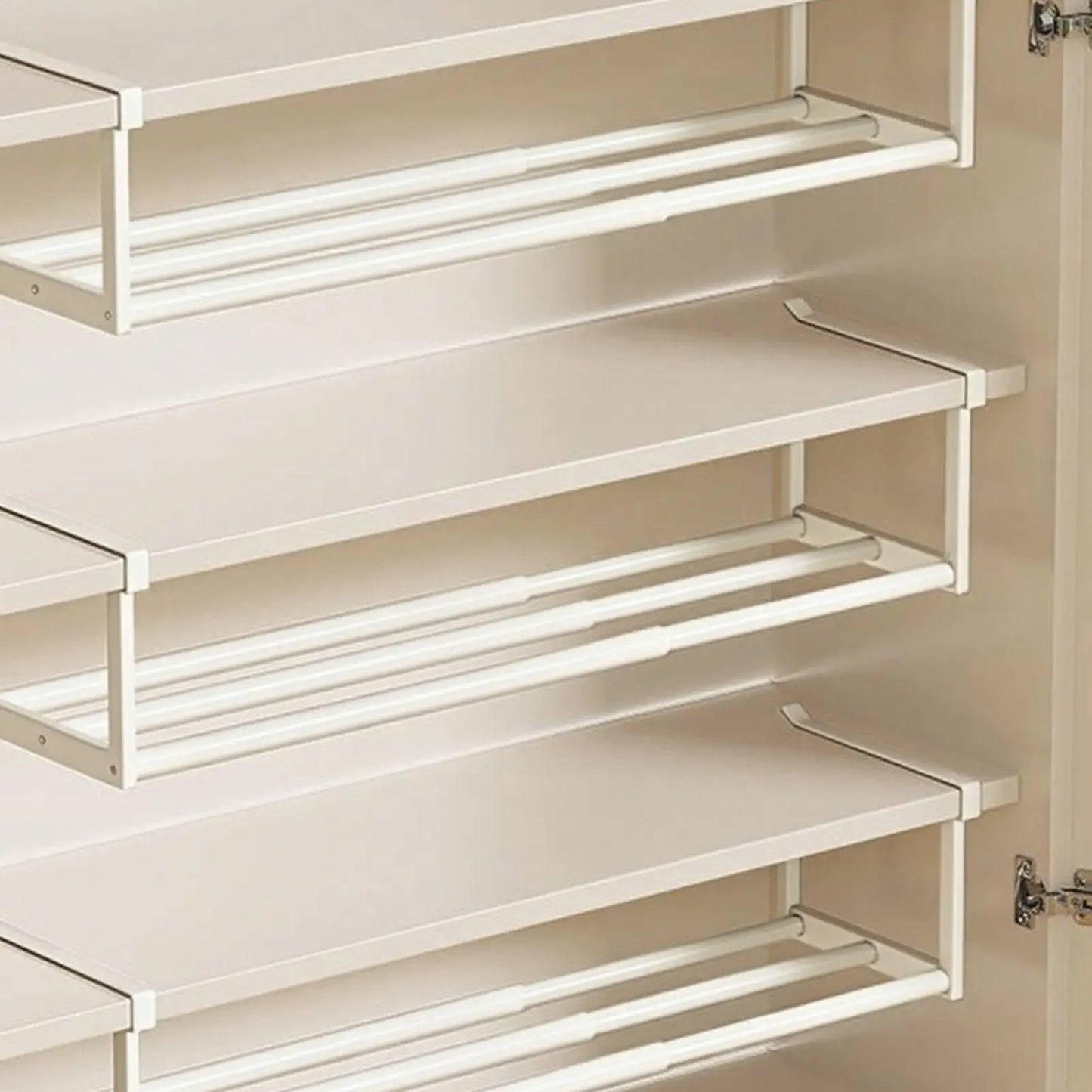 Expandable Closet Shoe Rack Adjustable Storage Organizer for Garage Dorm Room Hallway Entrance Entryway College Supplies Peaceful Pleasures Health and Wellness