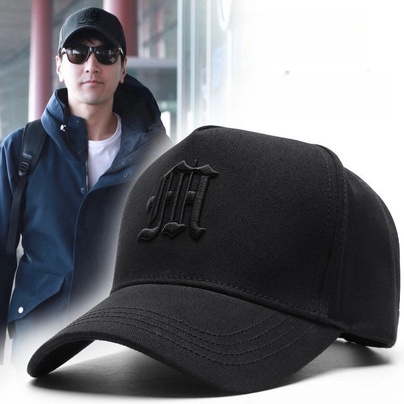 High Top Baseball Cap for Big Heads – Korean Style Knit Cap