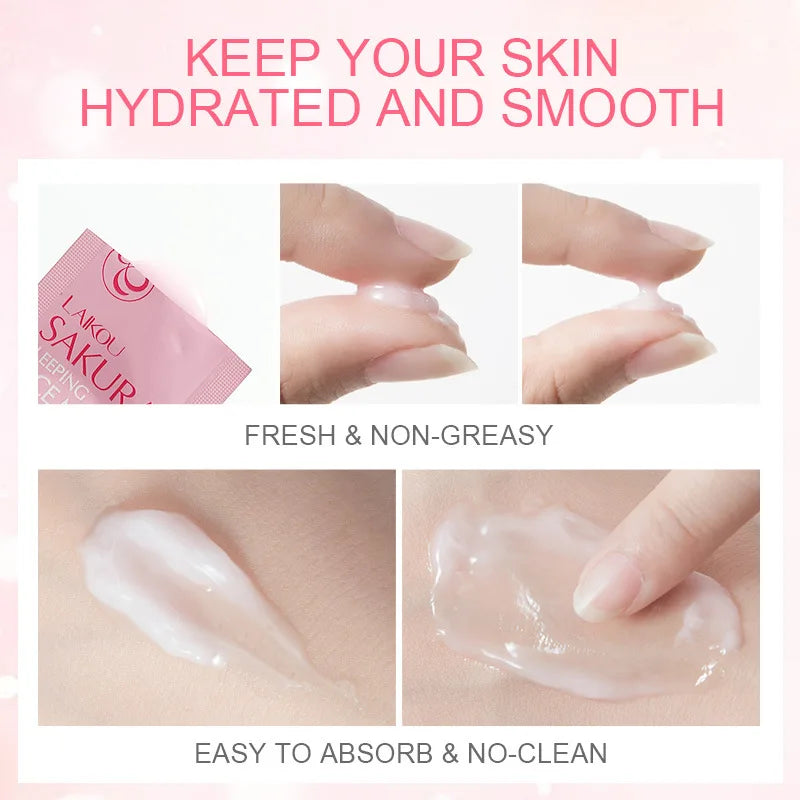 LAIKOU 7-in-1 Korean Sleeping Face Mask Set | Anti-Wrinkle & Hydrating