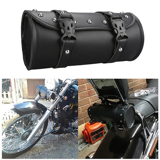 6 Style Motorcycle Tool Bag Waterproof PU Leather Universal Saddlebag Front Fork Handlebar Bags Luggage Storage Pouch For Harley Peaceful Pleasures Health and Wellness
