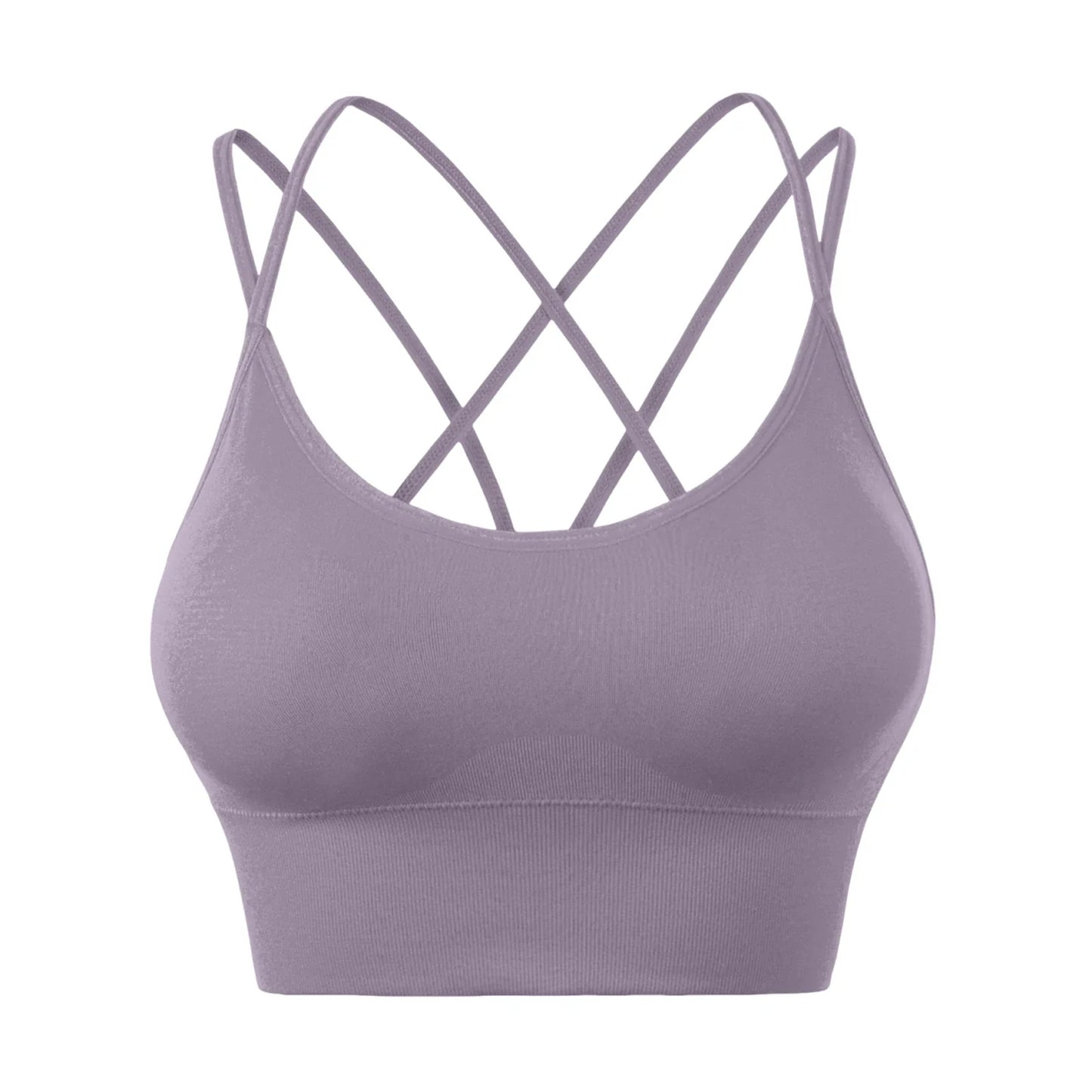 Women's Wirefree Crisscross Sports Bra – Yoga & Running