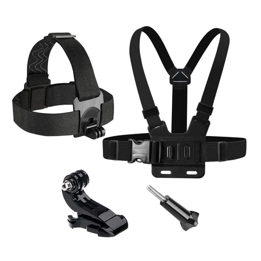 Chest & Head Strap Mount for GoPro, DJI & Insta360 Cameras Action Camera Mount Oasis Select Chest Head Strap