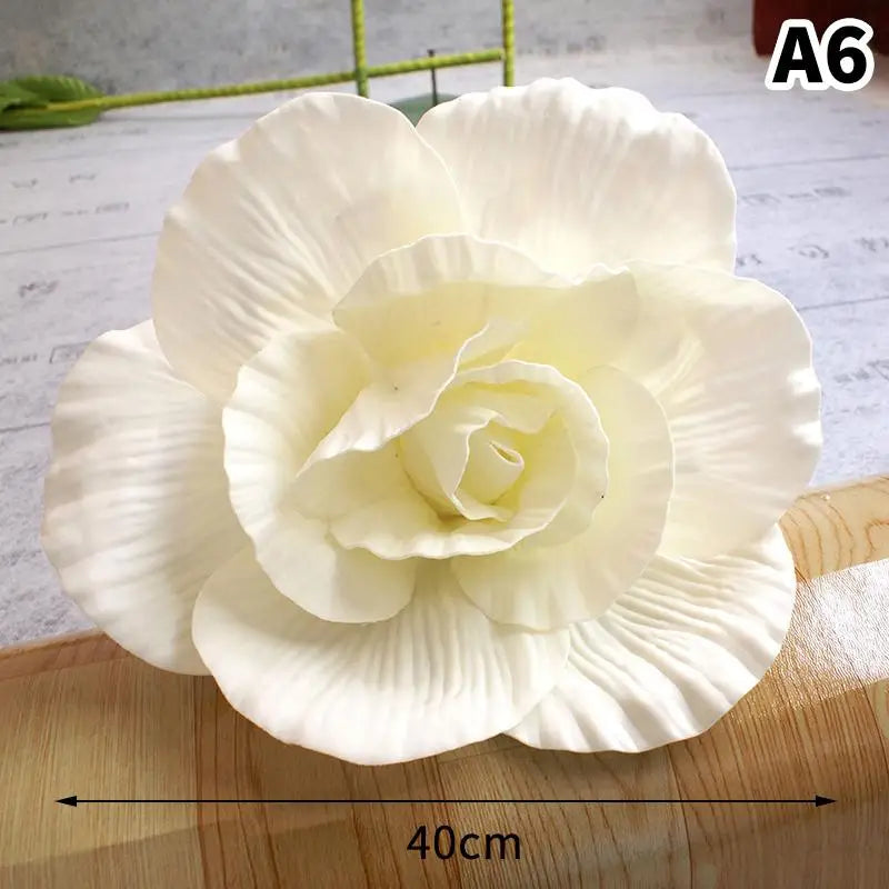 PE Foam Simulation Rose Flower Heads | Wedding & Party Decor