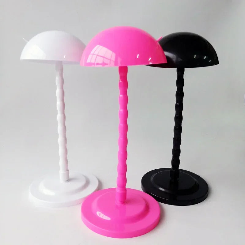 2pcs Practical Storage Hair Holder, Stable Dummy, Portable Cap Mannequin Head, Wig Stand, Hat Display, Home Salon Tool Peaceful Pleasures Health and Wellness