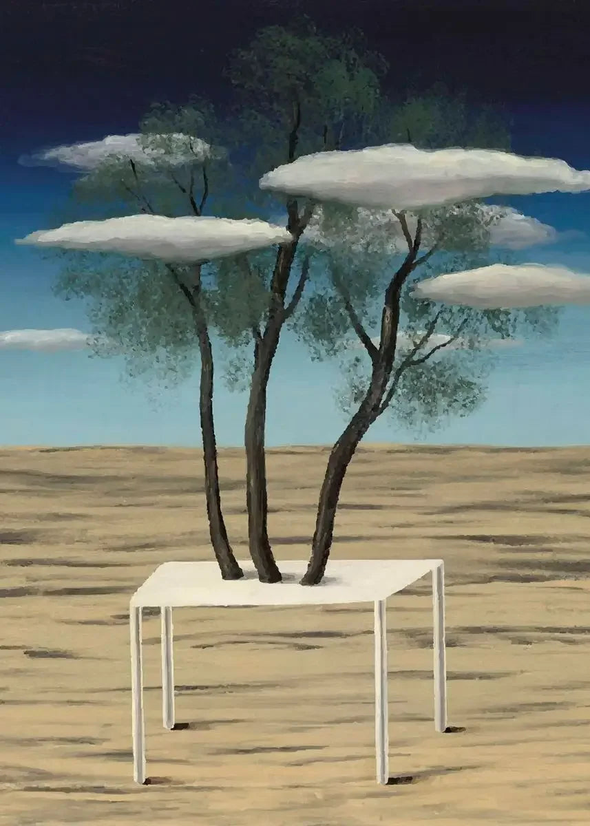 Rene Magritte Surrealist Canvas Wall Art Print | Unframed Poster