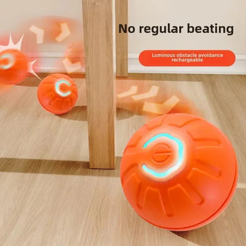 Smart Interactive Dog Ball Toys, Bouncing Rolling Gravity Ball for Pet Training, Plush Chew Toys for Puppy Small Large Dogs, Peaceful Pleasures Health and Wellness