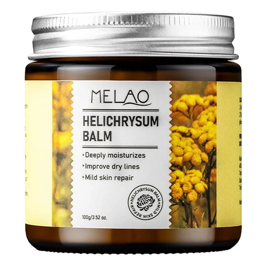 100g Helichrysum Soothing Skin Balm Sensitive Skin Moisturizer for Face &Body Deep Hydration Cream with Glycerin Dry Skin Remedy Peaceful Pleasures Health and Wellness Default Title