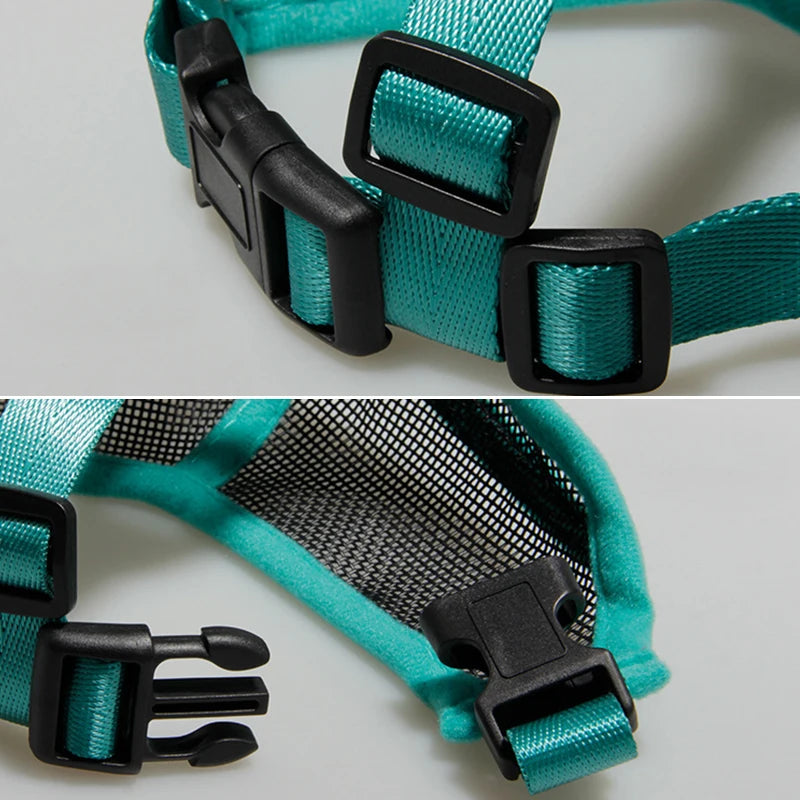 Breathable Mesh Muzzle for French Bulldogs & Pugs | Adjustable