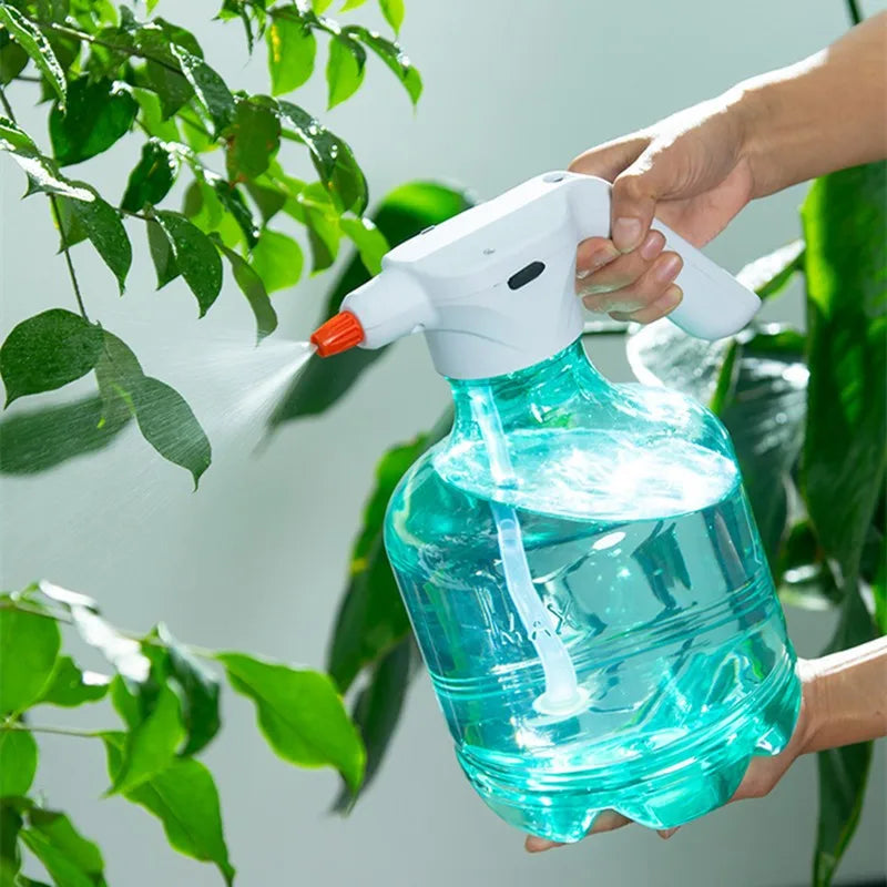 Electric Watering Kettle 3L Two Spray Modes/C-Interface Charging Adjustable Sprinkler Cleaning Disinfecting Sprayer Gardening Peaceful Pleasures Health and Wellness