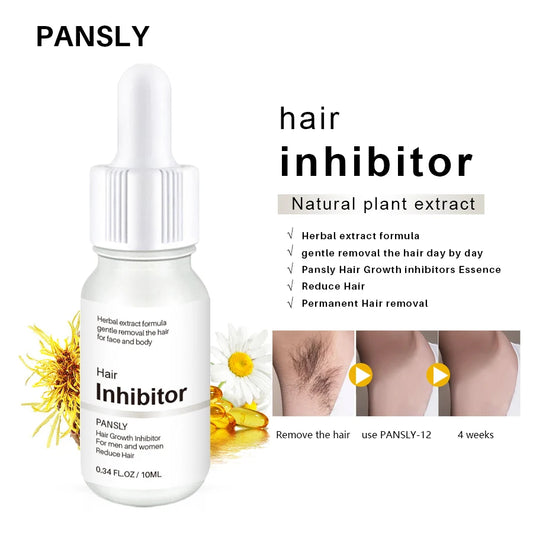 Professional Stop Hair Growth Inhibitor Serum Oil Painless Moisturizing Whitening Removal Non-irritating Skin Care Body Beauty Peaceful Pleasures Health and Wellness