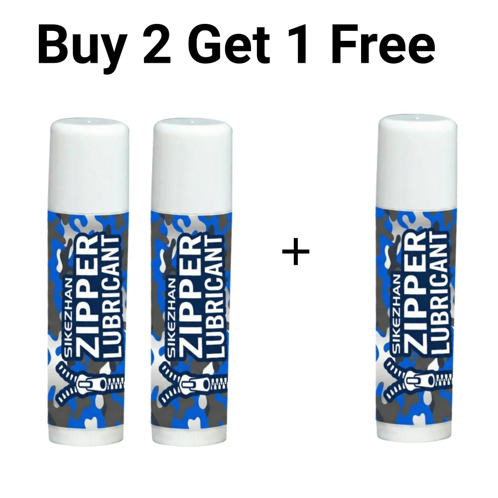 Zipper Wax Lube Stick Marine Grade Lubricant for Wetsuits Boat Bimini Tops Coolers Tents. Waterproof & Odorless Zip Care Peaceful Pleasures Health and Wellness 3PCS