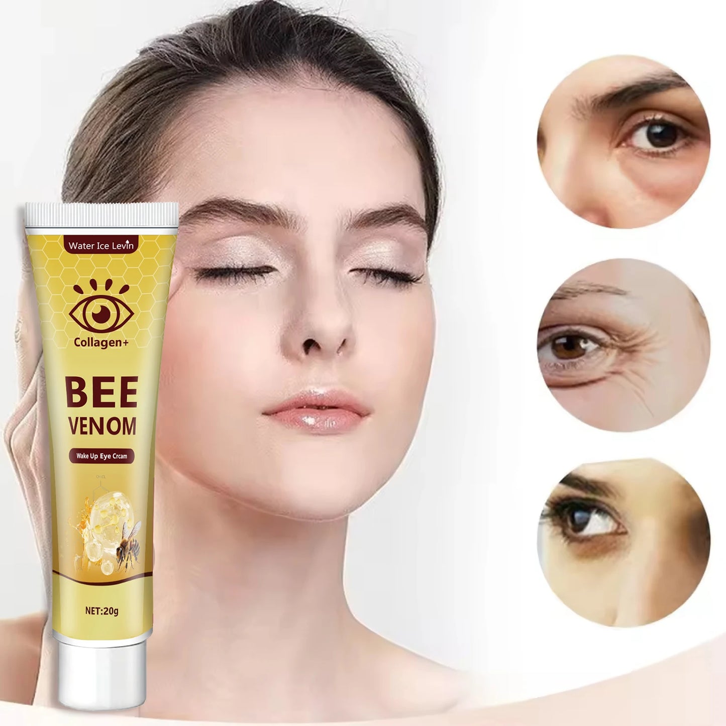 Bee Venom Eye Cream – Brightening Moisturizing Eye Serum Eye Serum Cream Peaceful Pleasures Health and Wellness
