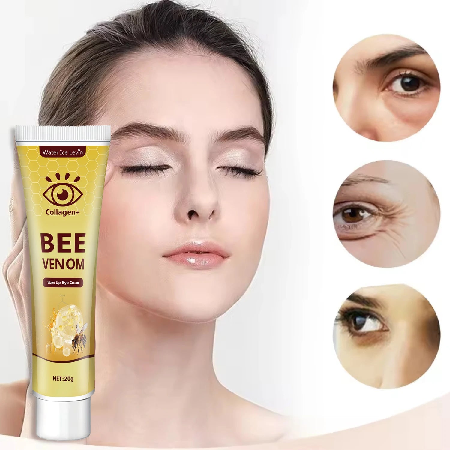 Bee Venom Eye Cream – Brightening Moisturizing Eye Serum Eye Serum Cream Peaceful Pleasures Health and Wellness