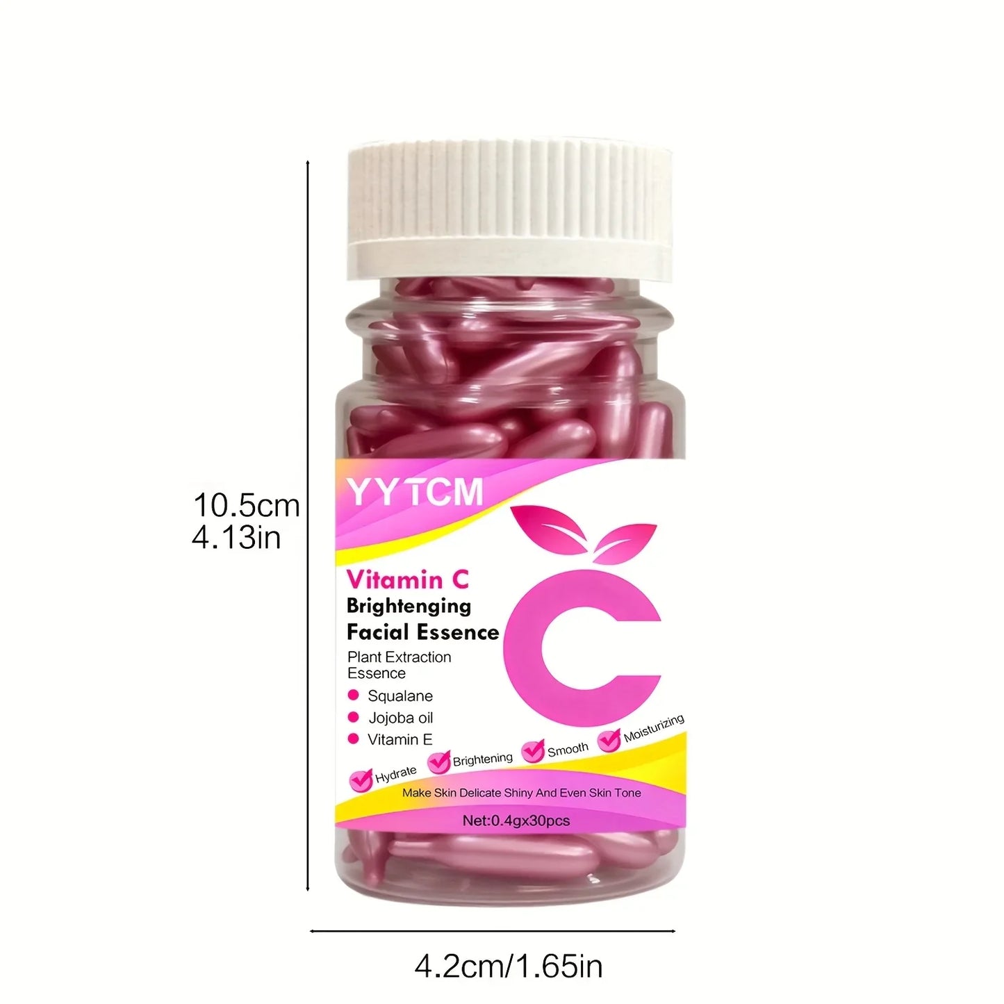 Vitamin C Brightening Capsule Essence – Squalane & Jojoba Oil