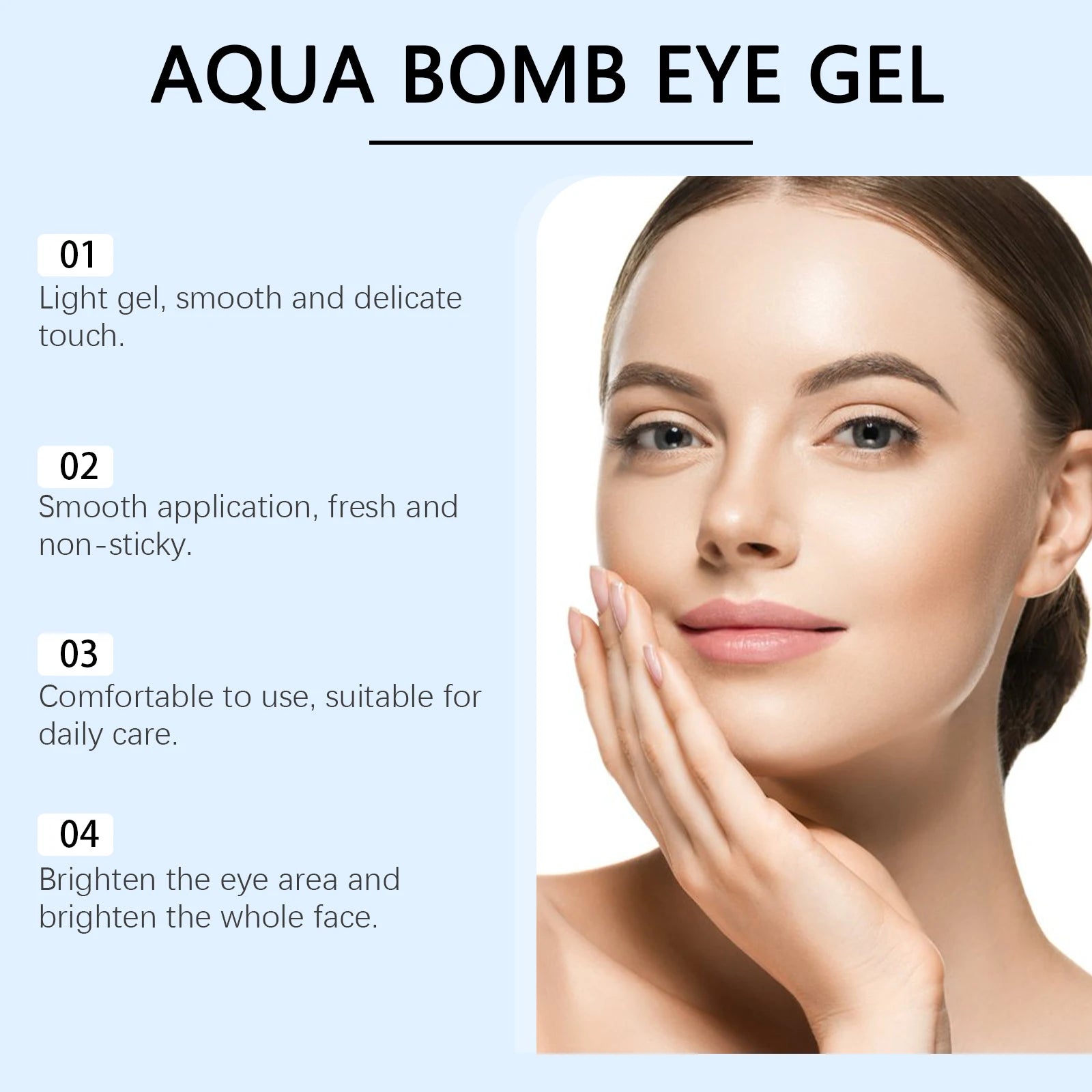 Refreshing Eye Gel for Reducing Dark Cicles and Eye Bags Relieve Tiredness Brighten Eye Area Anti Eye Bags Nicotinamide Eye Care Peaceful Pleasures Health and Wellness