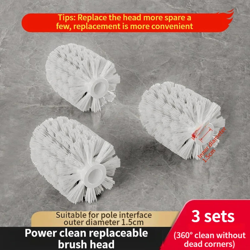 No-Drill Bathroom Toilet Shelf & Brush Holder | Aluminum