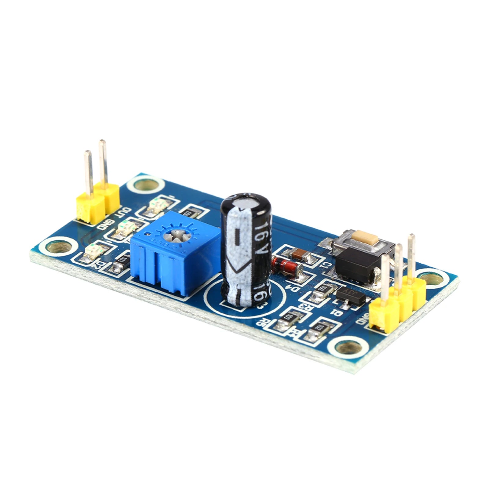 0-120s Delay Relay 5-12V Timer NE555 Adjustable Module On Board Test Button Delay Module NE555 Pulse Module Peaceful Pleasures Health and Wellness