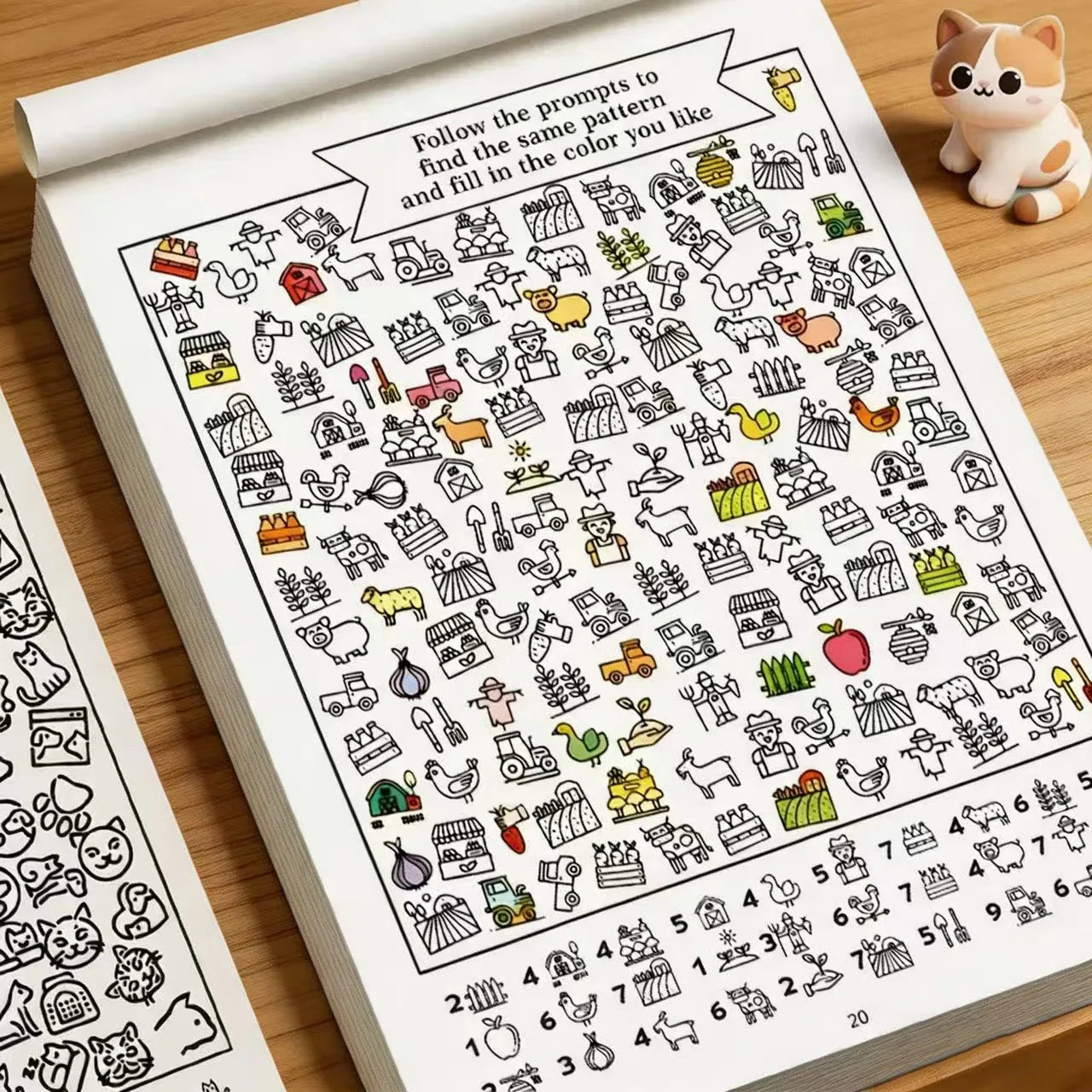 32 Pages Search Find Activity Book Look Kids Educational Puzzle