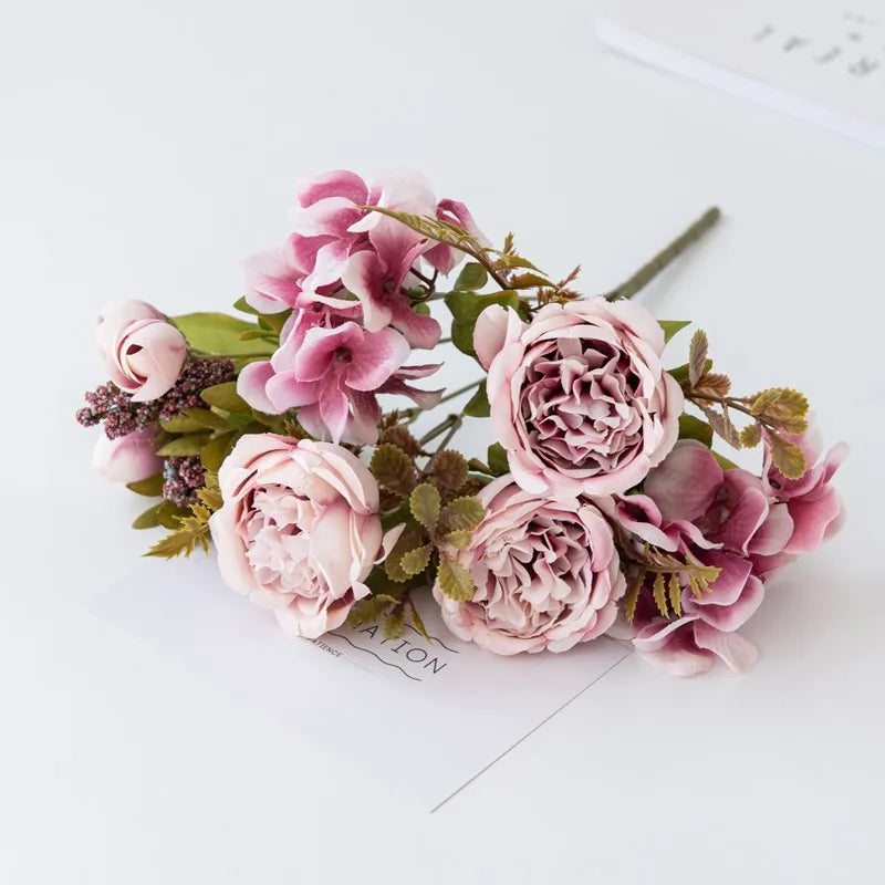 Silk Artificial Peony Bouquet | Wedding, Home & Party Decor