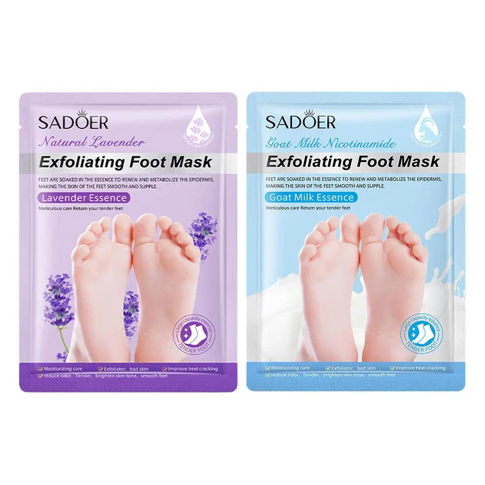 1 Pair Exfoliating Feet Mask Exfoliating Foot Peel Mask Socks Pedicure Peeling Dead Skin Remover Feet Mask Peel Moisturizing Peaceful Pleasures Health and Wellness