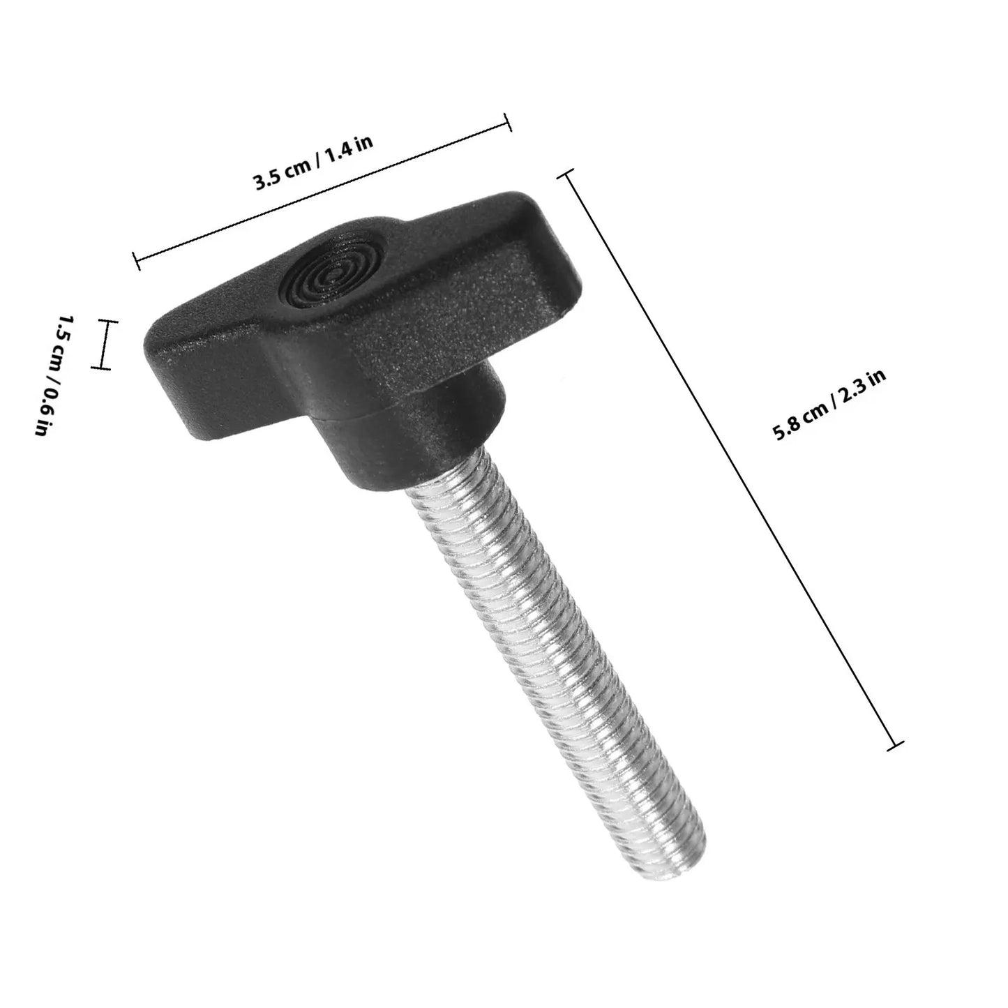 5Pcs Thumb Screws M8x40 Plastic Wing Knob Thumb Screw Knob for Appliances Fixing Machine Maintenance Quick Install Tool Free Peaceful Pleasures Health and Wellness