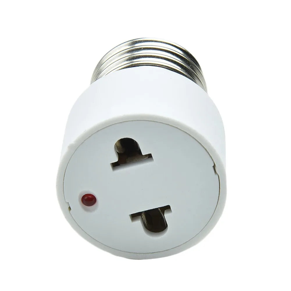 1 E27 ABS US EU Plug Connector Accessories Bulb Holder Lighting