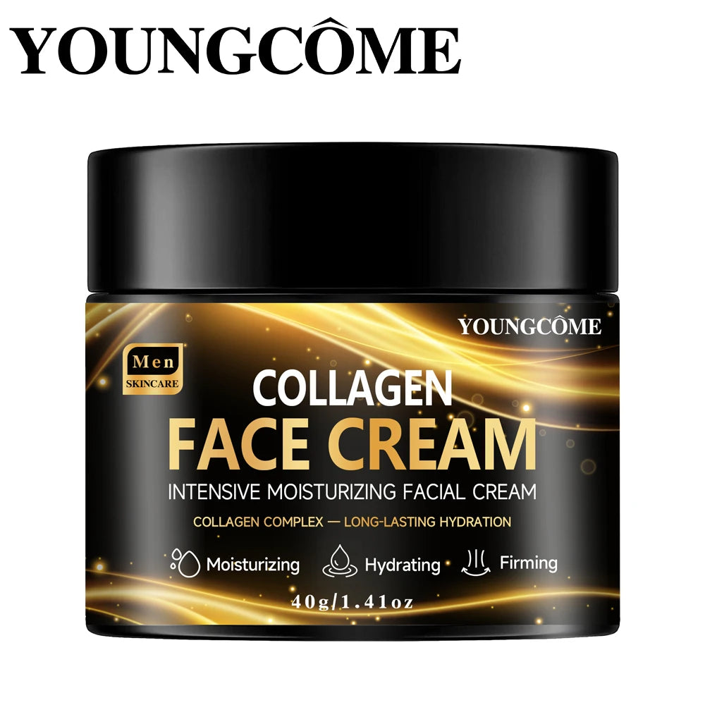 Men's Collagen Moisturizer – Hyaluronic Acid Anti-Wrinkle Cream Men's Face Moisturizer Peaceful Pleasures Health and Wellness